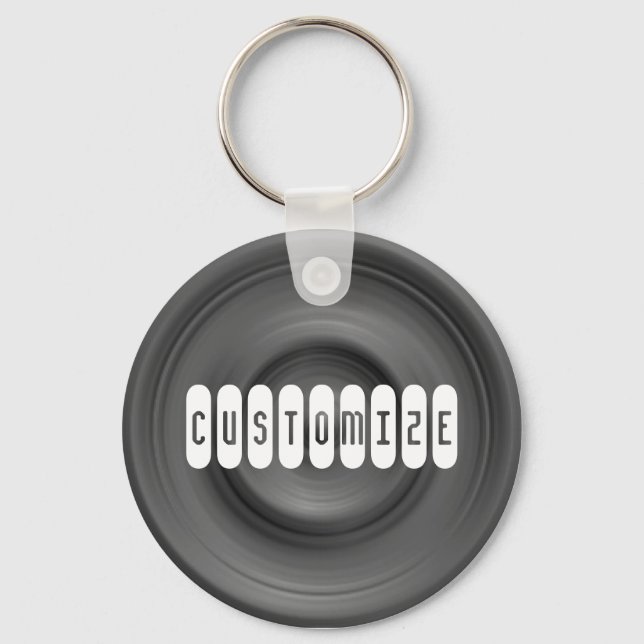 Fast Car II - Template Keychain (Front)