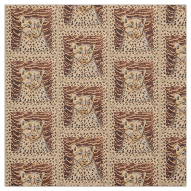 Fast Cheetah Fabric (Swatch)