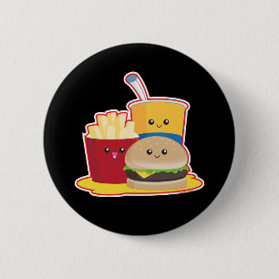 Fast Food 2 Inch Round Button
