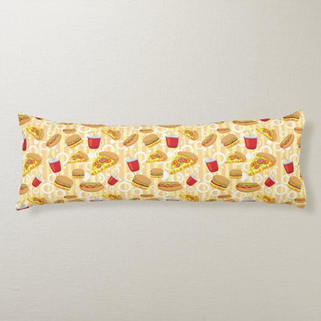 Fast Food Body Pillow (Front)