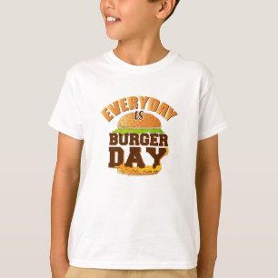 Fast Food Burger Cheese Funny Eat Foodie Gift T-Shirt