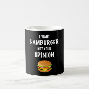 Fast Food Burger Cheese Funny Foodie Eat Gift Idea Coffee Mug