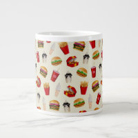 Fast Food Burgers, Fries, Sundaes