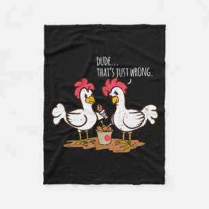 Fast Food Chicken Wings Funny Deep Fried Chicken S Fleece Blanket