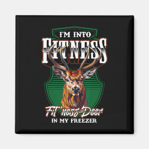 Fast Food Deer Hunting Fitness Deer In My Freezer Magnet