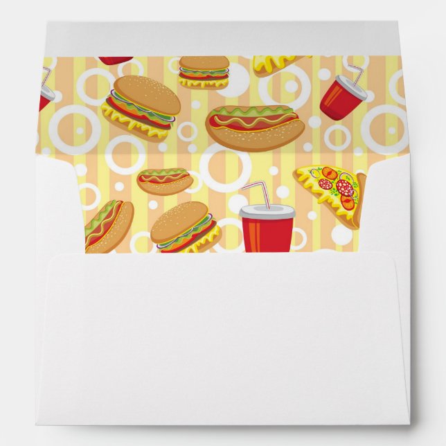 Fast Food Envelope (Back (Bottom))
