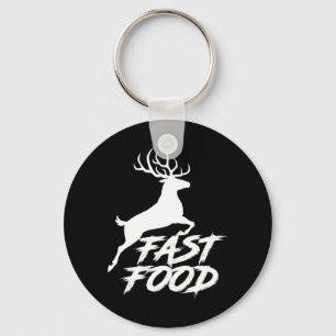 Fast Food Fun Hunter Deer  Keychain