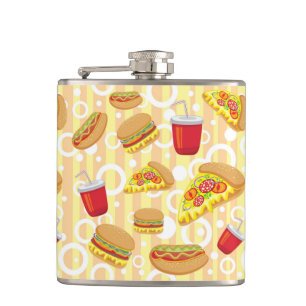 Fast Food Hip Flask