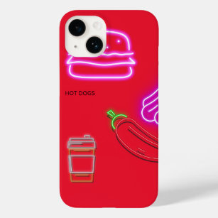 Fast Food Hot Dogs Chili  Pepper Case-Mate iPhone 14 Case