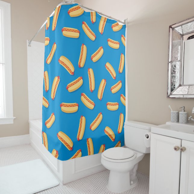 Fast Food Hotdogs Pattern (In Situ)