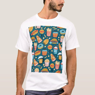 Fast Food Icons: Vintage Doodles T-Shirt