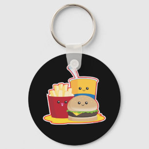 Fast Food Keychain