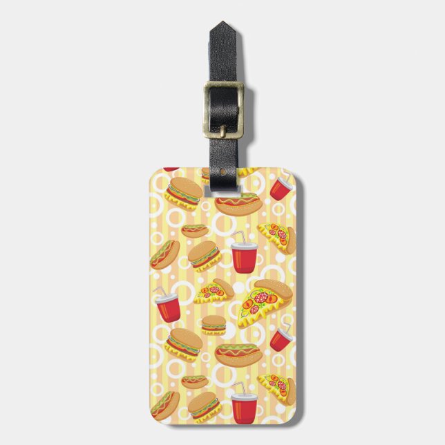 Fast Food Luggage Tag (Front Vertical)