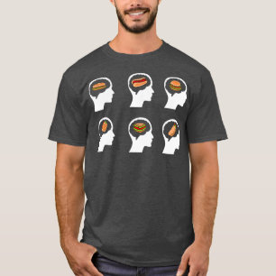Fast Food Mind Burger Cheeseburger Hot Dog Lover T-Shirt