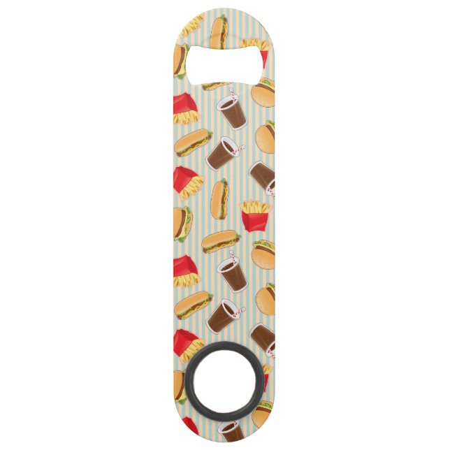 Fast Food Pattern 2 Bar Key (Front)