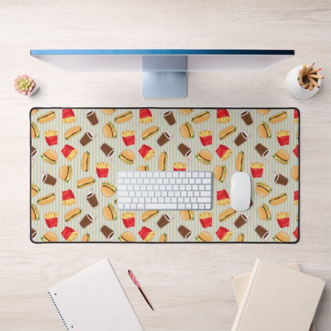 Fast Food Pattern 2 Desk Mat (Office 1)