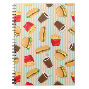 Fast Food Pattern 2 Notebook