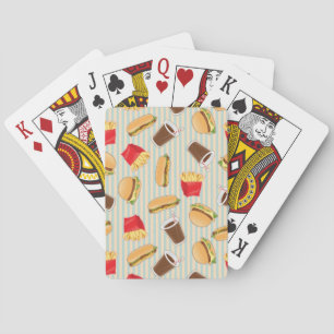 Fast Food Pattern 2 Playing Cards