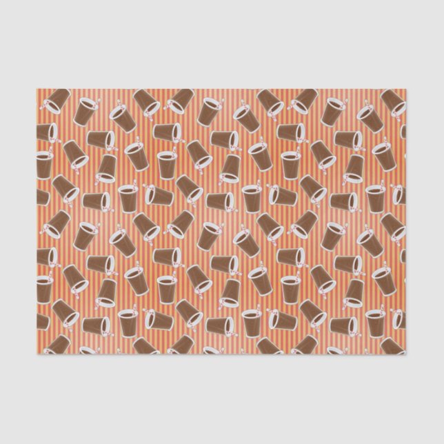 Fast food pattern 2 tissue paper (Front)
