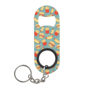 Fast Food Pattern 3 Mini Bottle Opener