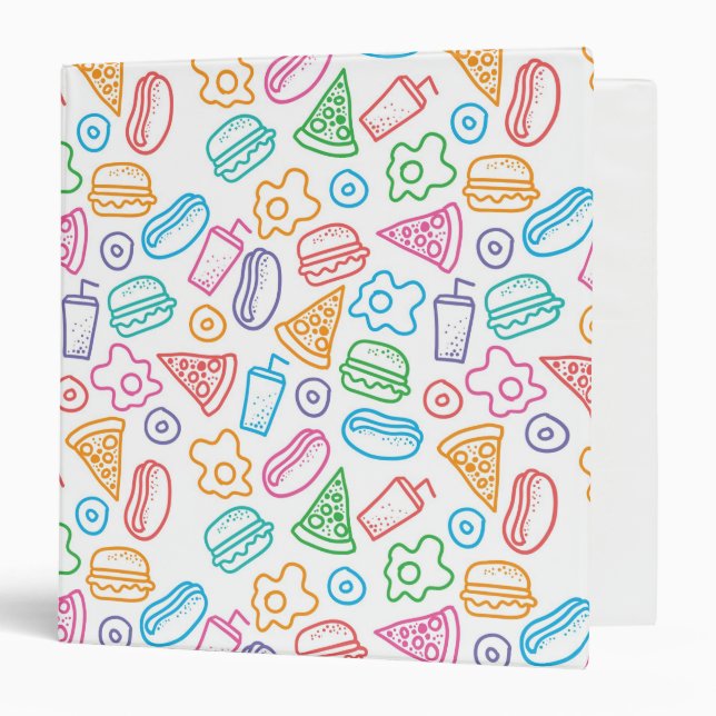 Fast food pattern binder (Front/Inside)