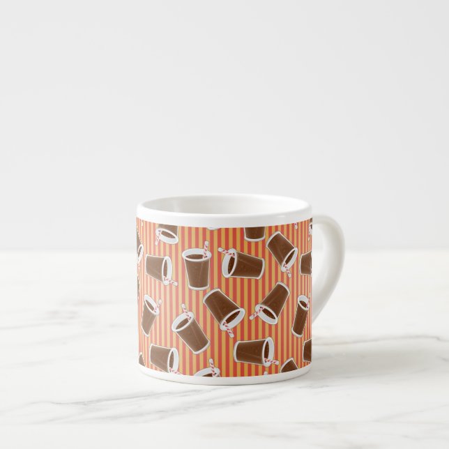 Fast food pattern espresso cup (Front Right)