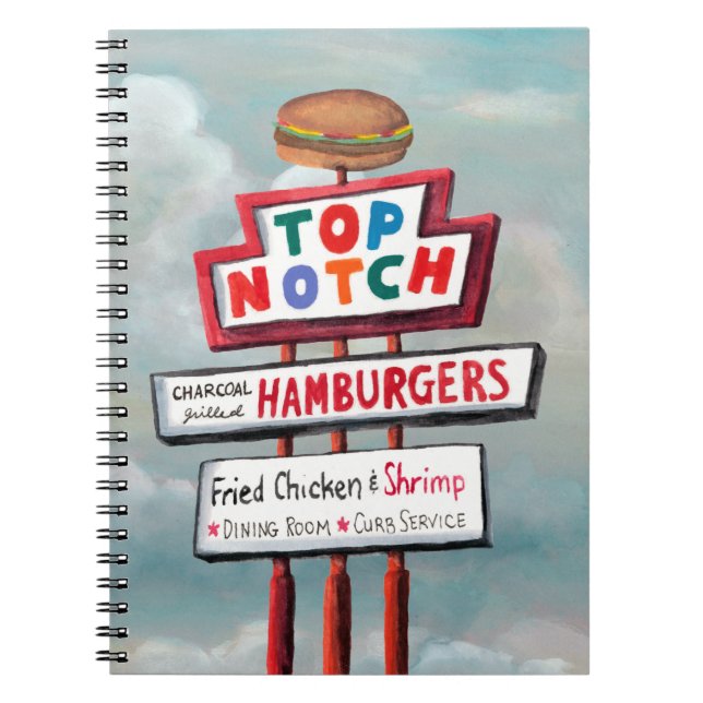 Fast Food Sign Notebook (Front)
