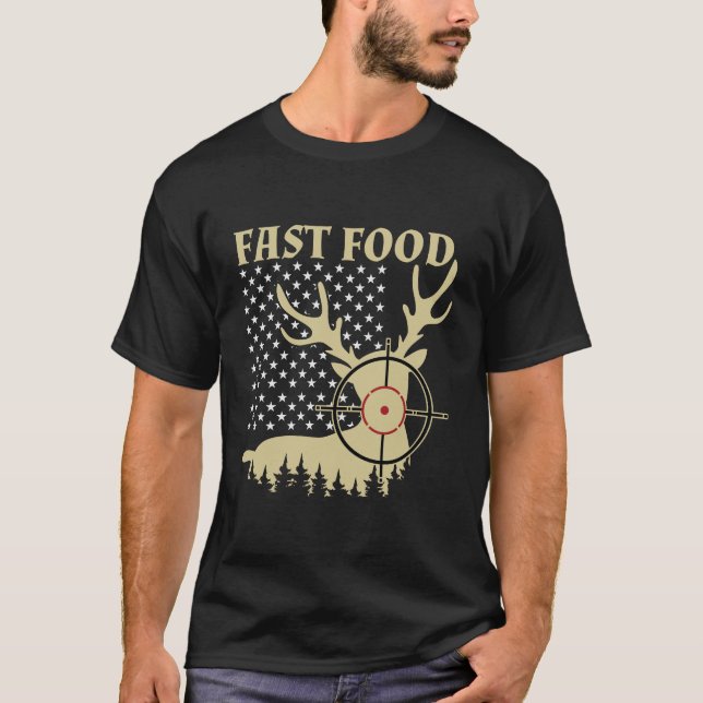 Fast Food T-Shirt / Deer Animal Shirt  (Front)