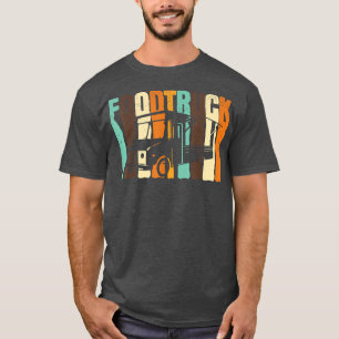 Fast Food Trucker Driver Retro Burger Street Food  T-Shirt