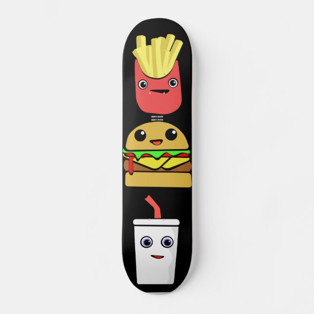 Fast Foodies Skateboard (Front)