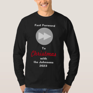 Fast Forward Button to Christmas Party Sweater