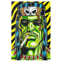 Fast Frankie™/Heavy Metal Monster Metal Print