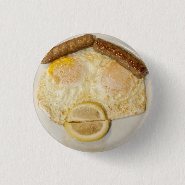 Fast KARL's Face in EGGS 1 Inch Round Button (Front)