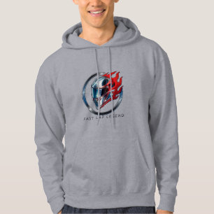 Fast Lap Legend – Racing Helmet Flame Emblem Hoodie