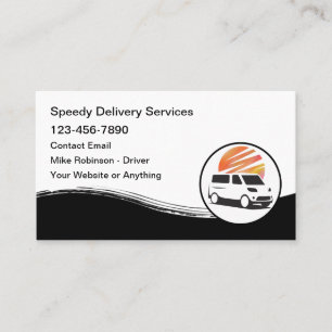 Fast Local Delivery Services  Business Card