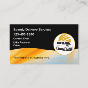 Fast Local Delivery Services  Business Card