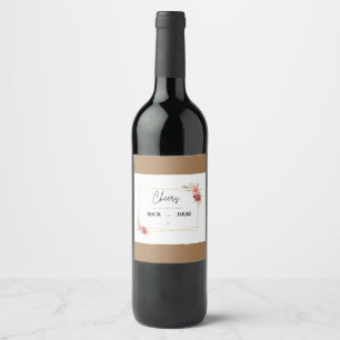 Fast meet between each other with wine lable win label