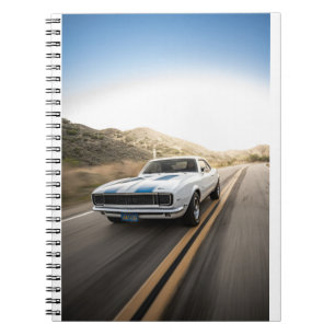 Fast muscle car notebook