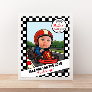 Fast ONE Favour Sign - Take One & Buckle Up!