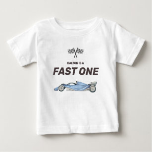 Fast One Race Car First Birthday Toddler T-Shirt
