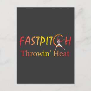 Fast Pitch Softball Version 1 Postcard