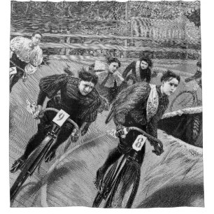 Fast Women Shower Curtain