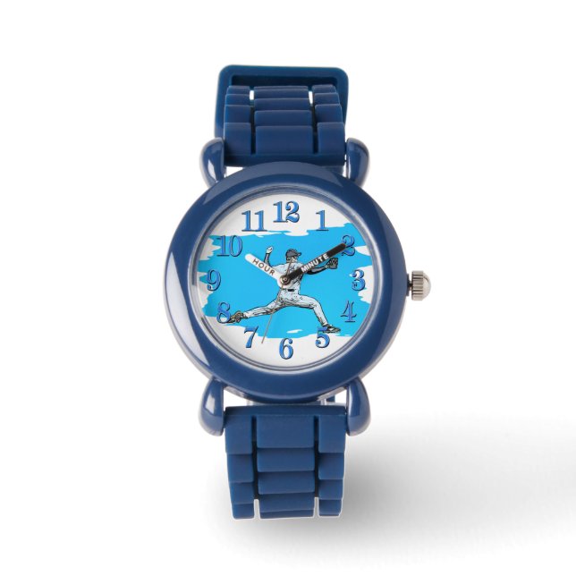 Fastball Baseball Pitcher  Watch (Front)