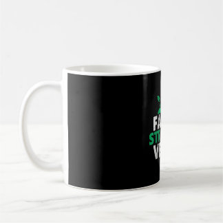 Faster stronger vegan novelty vegan athlete coffee mug
