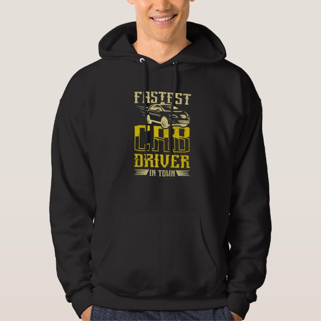 Fastest cab driver in town Premium Hoodie (Front)