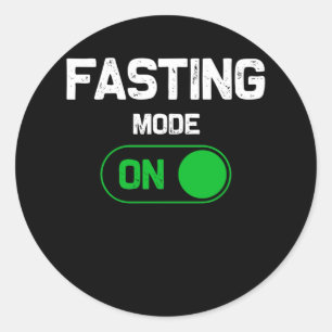 Fasting Mode On Ramadan Fasting Muslim Ramadan Classic Round Sticker
