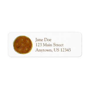 Fastnacht Day Doughnut Doughnut Return Address Lab