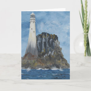 Fastnet Lighthouse, Ireland Blank Greeting Card