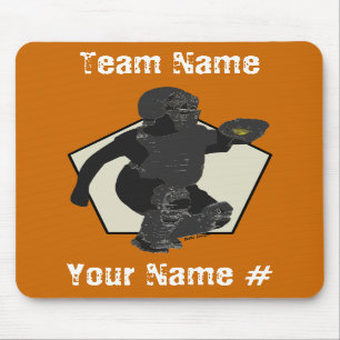 Fastpitch Softball Catcher Mousepad