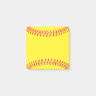 Fastpitch Softball Coach or Player Sports Office Post-it Notes